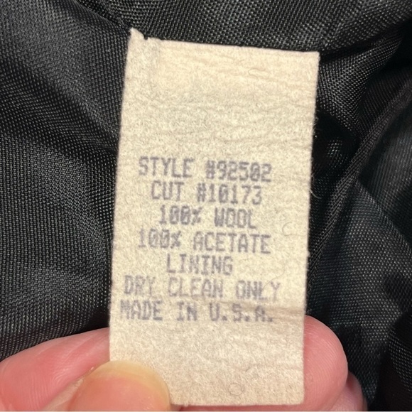 David Eliot New York Black Vintage Wool Trousers 8 - Picture 11 of 12